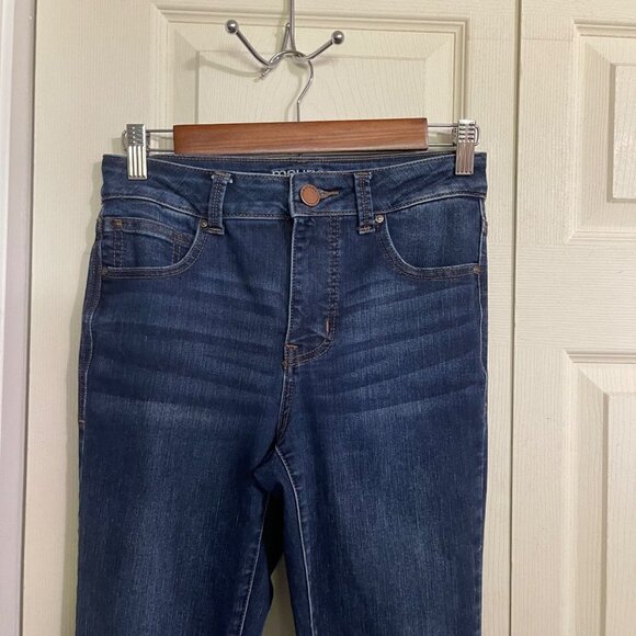 Maurices Womens Dark Wash Stretch Everflex High-Rise Skinny Jeans Size 2 - Picture 4 of 8